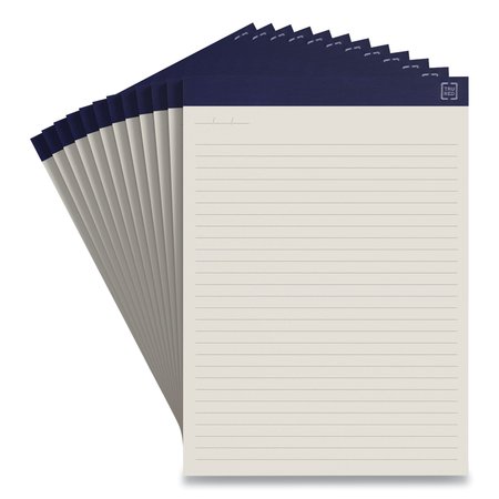 Tru Red Notepads, Wide/Legal Rule, 50 Ivory 8.5 x 11.75 Sheets, 12PK TR59944